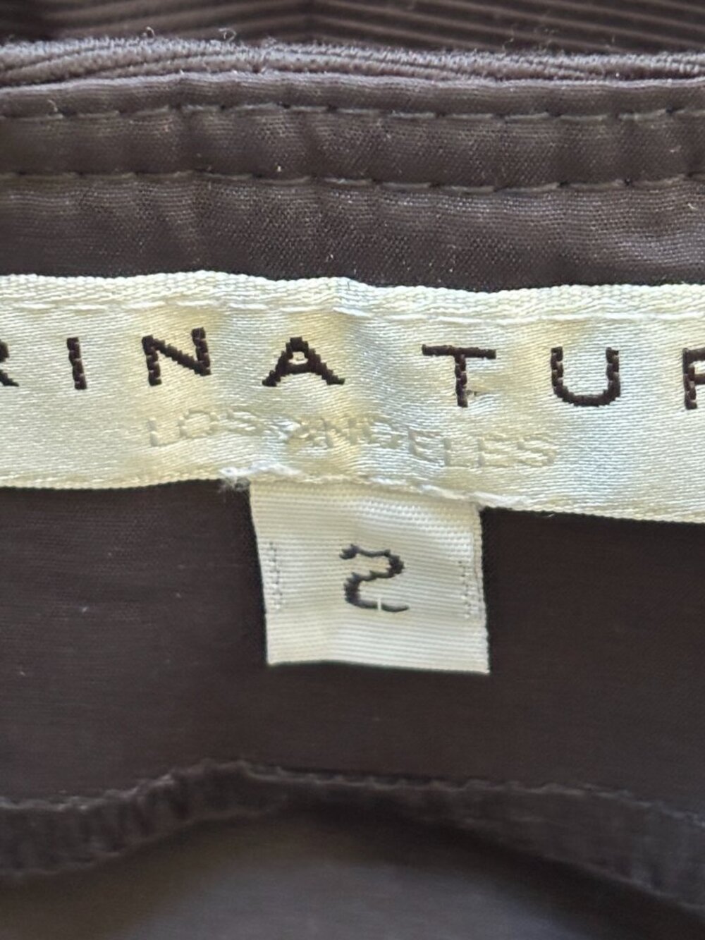 Trina Turk Black Crystal-Hem Cropped Pants — Size 2 Like New - Picture 4 of 5